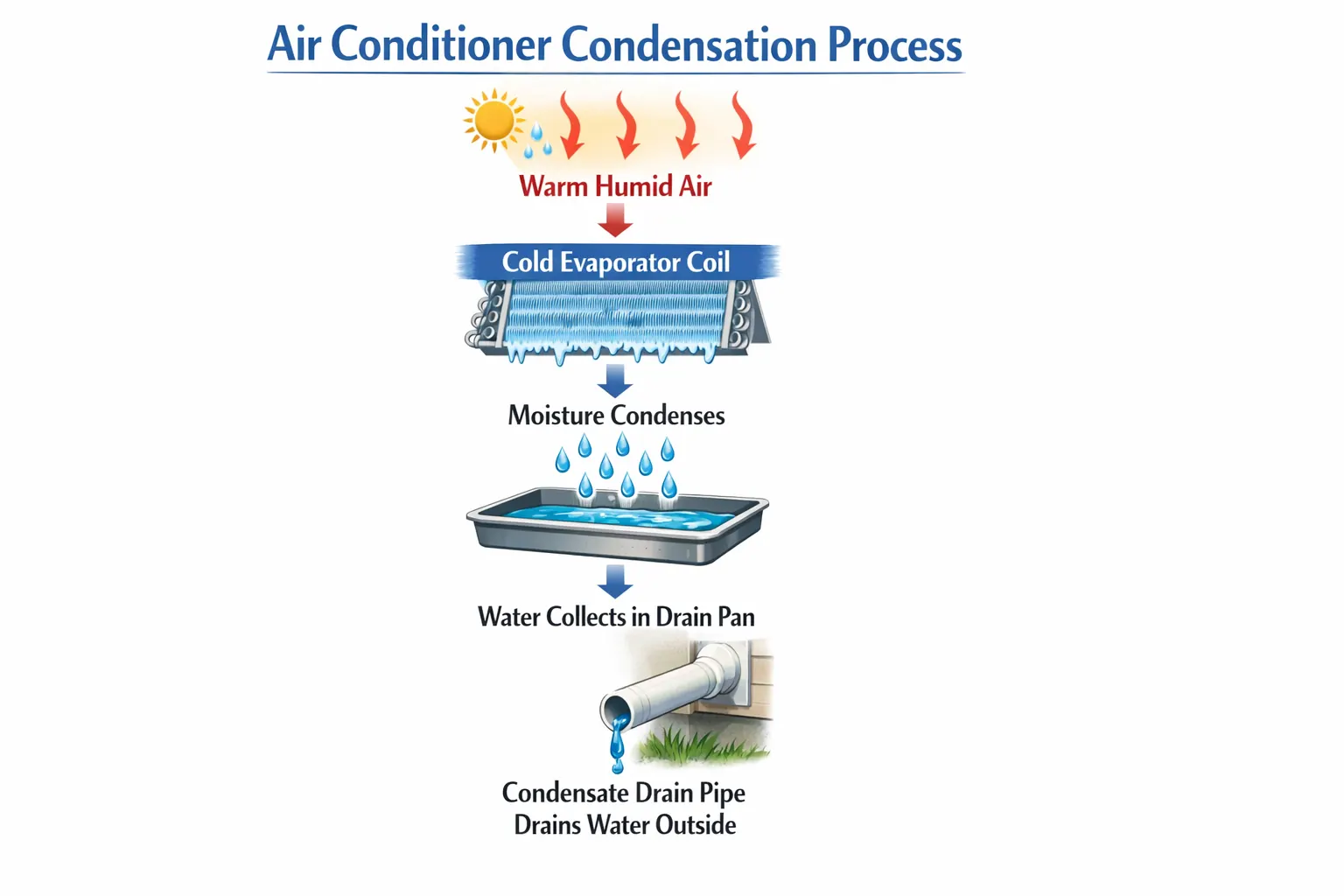Air Conditioner Condensation Process