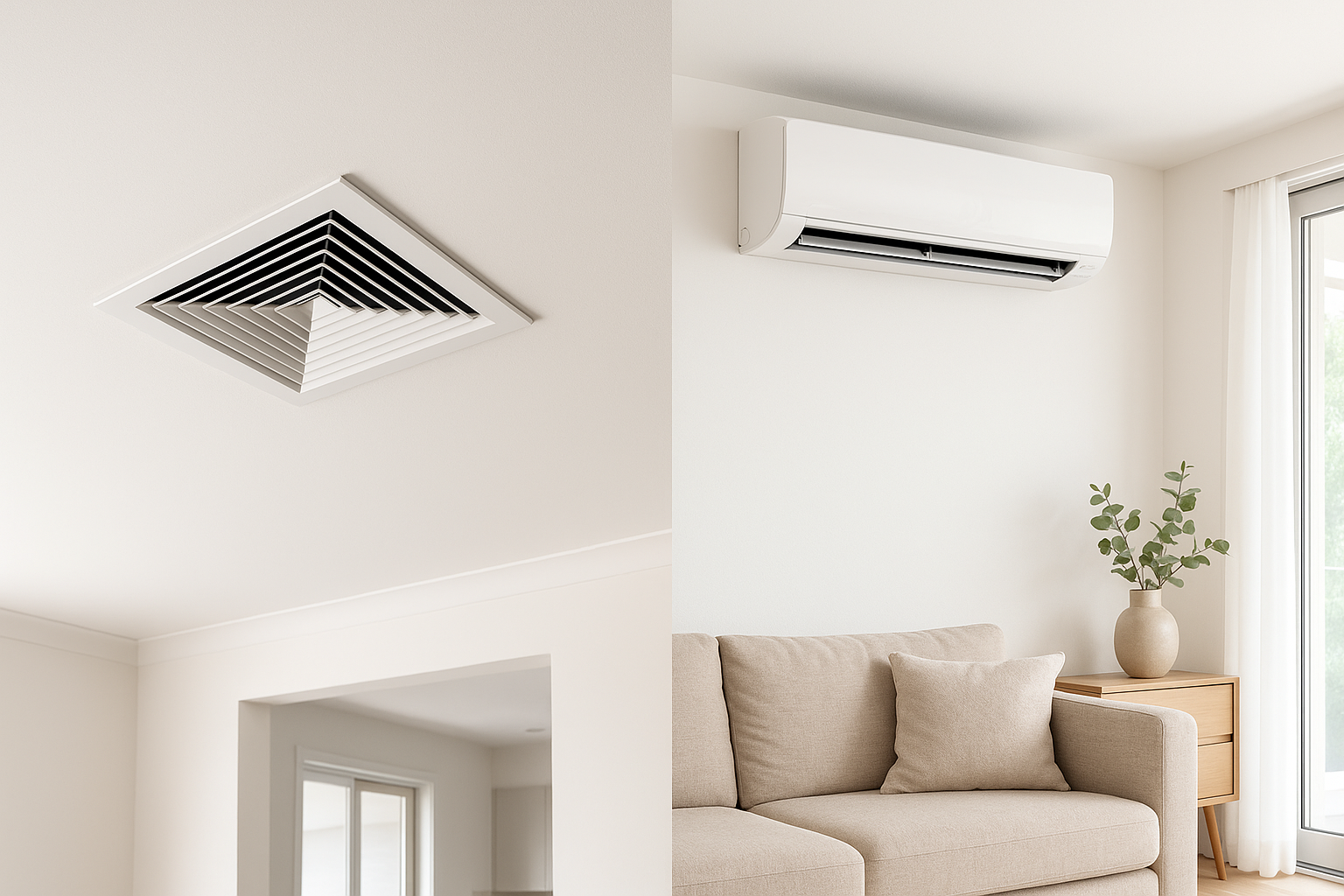 Ducted vs Split System Air Conditioning: Which Suits Your Home?